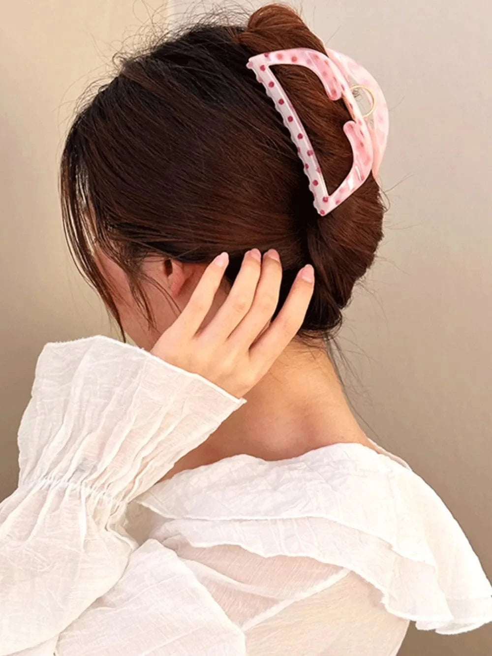 Fashorio PC Polka Dot Hair Claw Clip