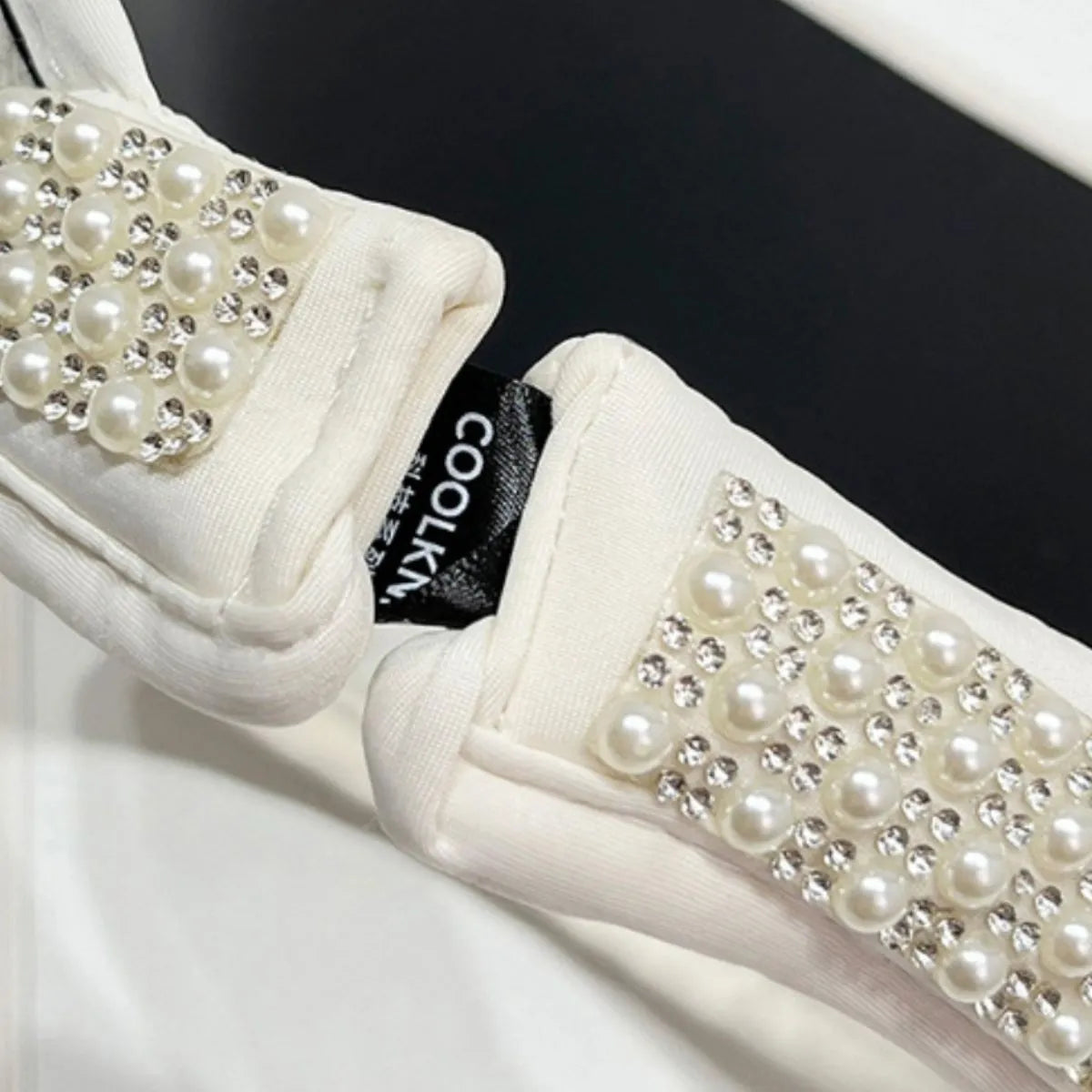 Fashorio Pearl Detail Sunscreen Hat