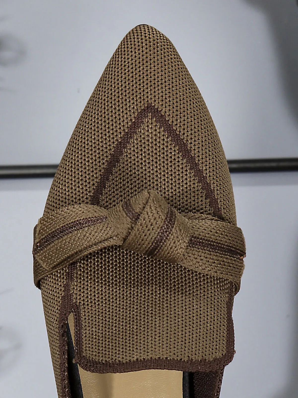 Fashorio Point Toe Flat Slip-Ons