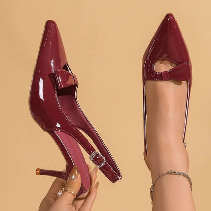 Point Toe Slingback Pumps - Fashorio