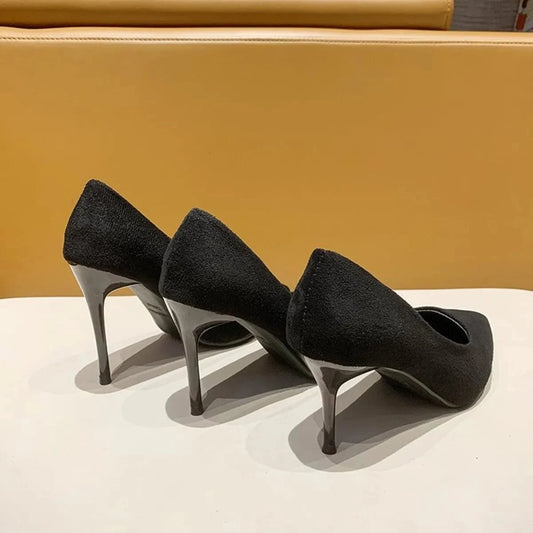 Point Toe Stiletto Pumps - Fashorio