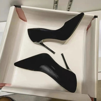 Point Toe Stiletto Pumps - Fashorio