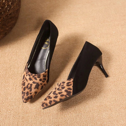 Point Toe Suede Pumps - Fashorio