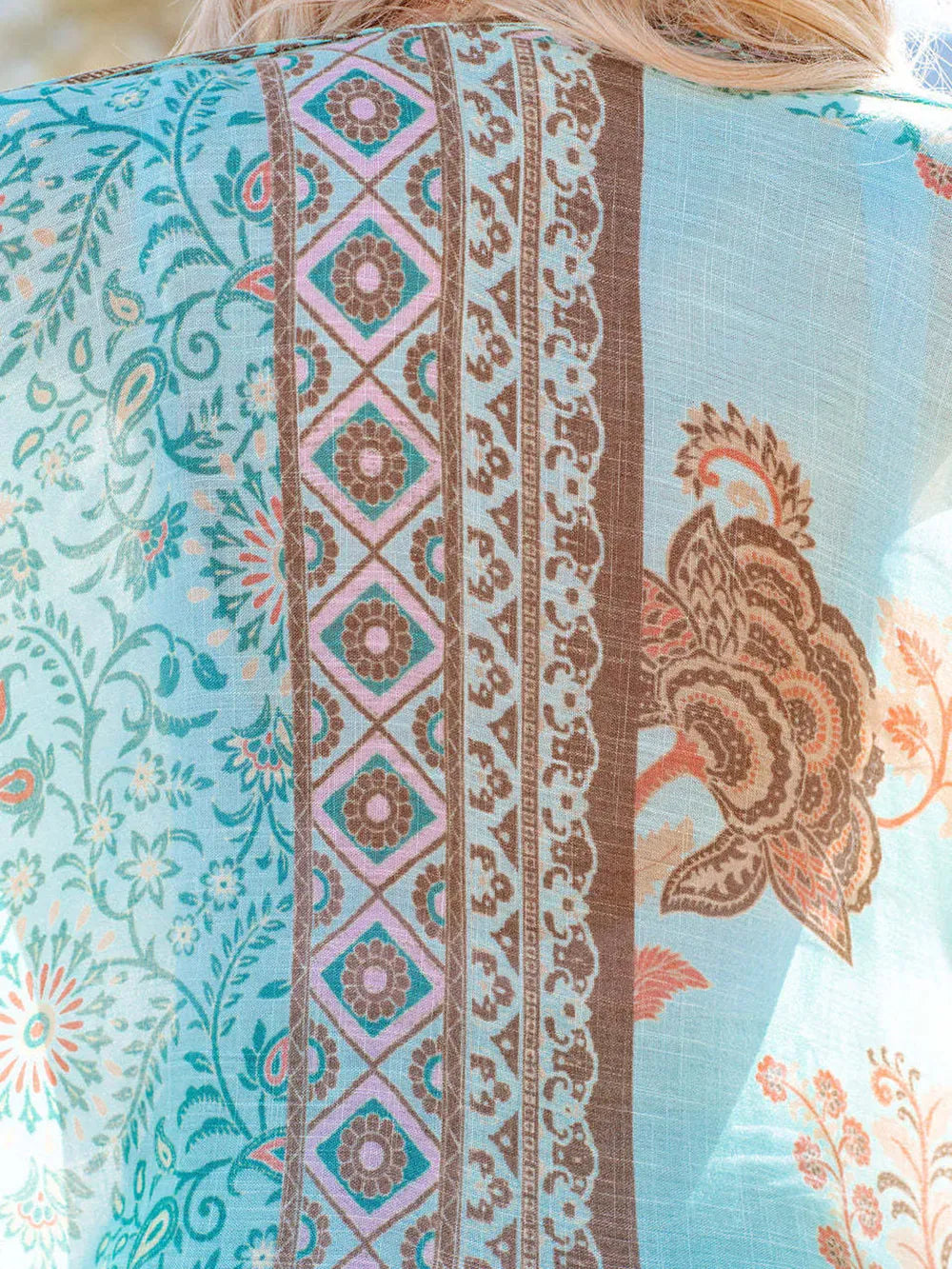 Fashorio Printed Open Front Cover-Up