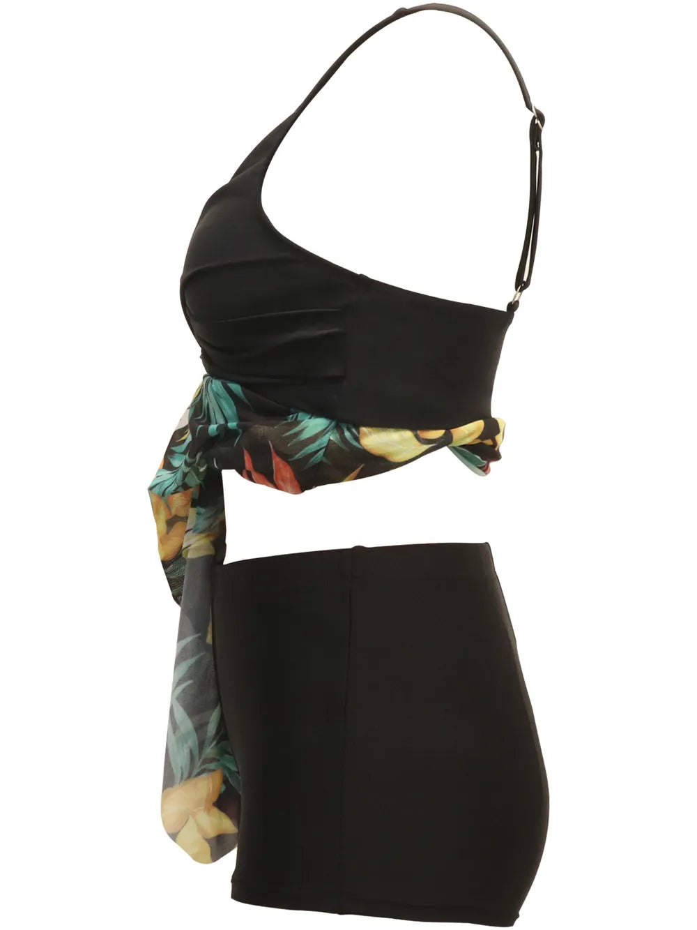 Fashorio Printed Wide Strap Two-Piece Swim Set