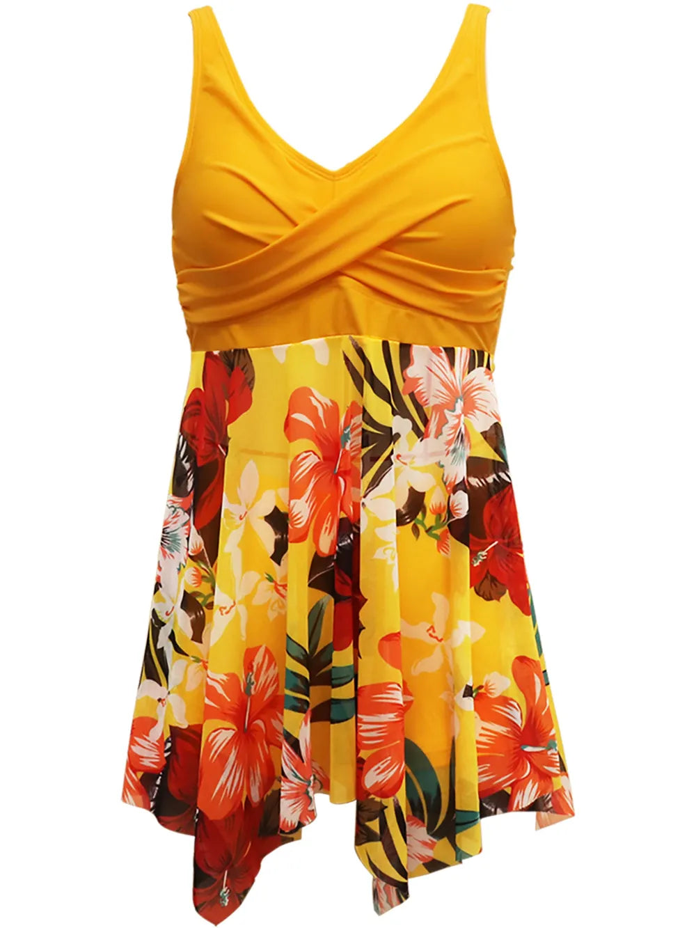 Fashorio Printed Wide Strap Two-Piece Swim Set