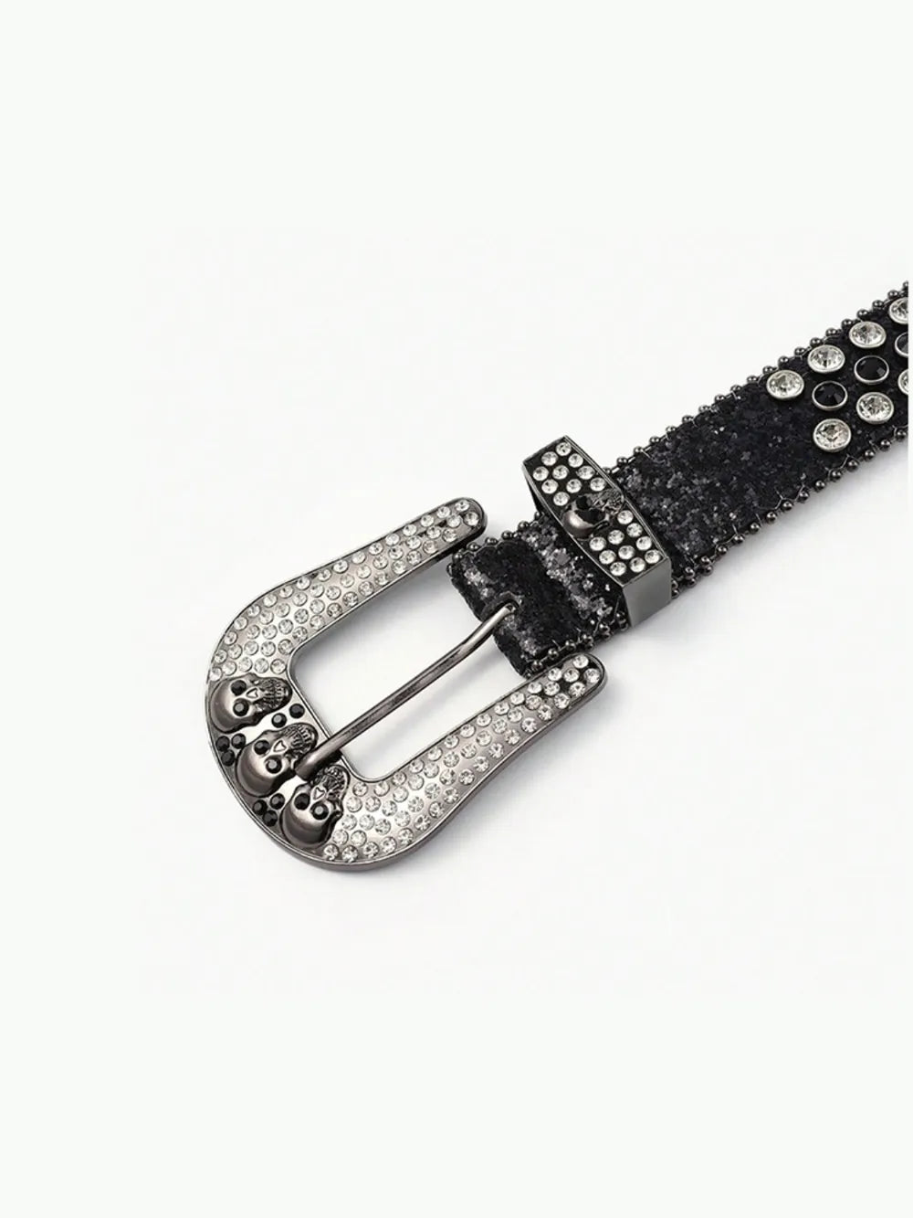 Fashorio PU Leather Skull Belt