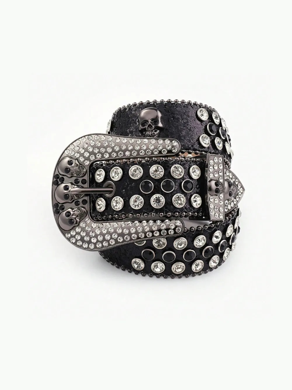 Fashorio PU Leather Skull Belt