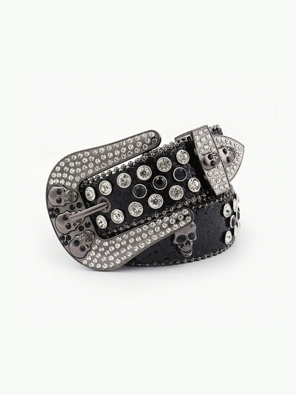 Fashorio PU Leather Skull Belt