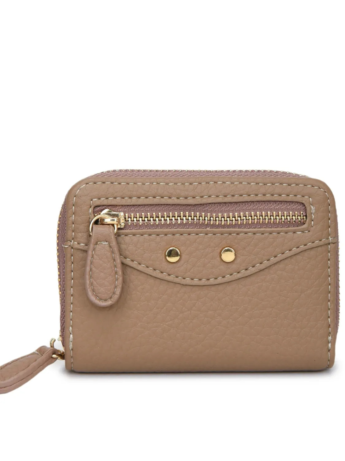 Fashorio PU Leather Solid Color Card Case