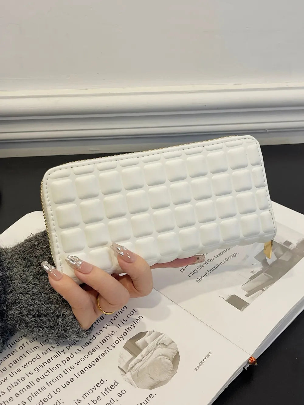 Fashorio PU Leather Solid Color Wallet