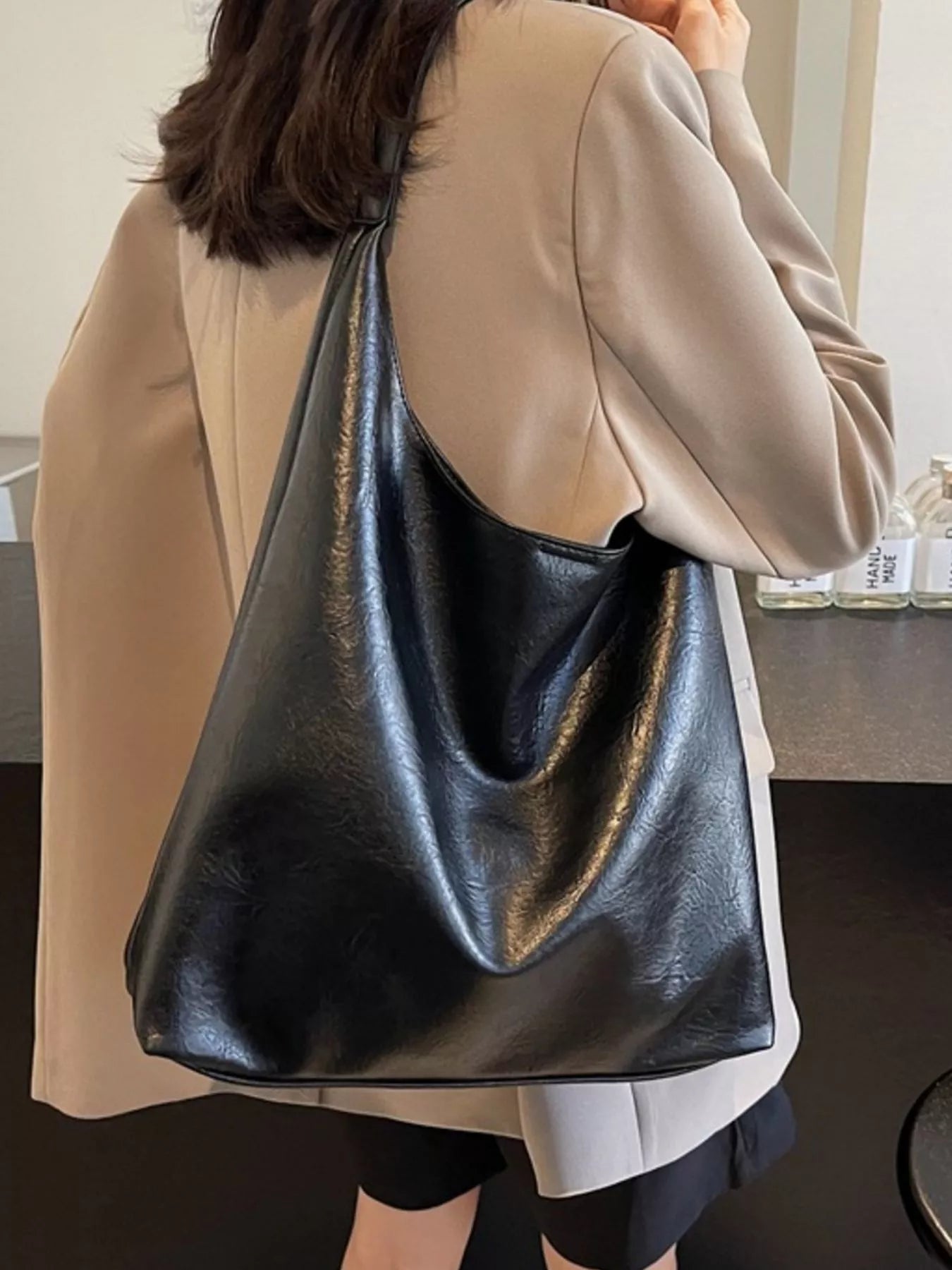 Fashorio PU Leather Tote Bag