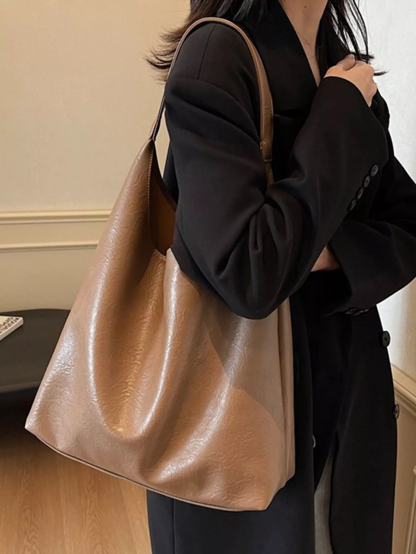 Fashorio PU Leather Tote Bag