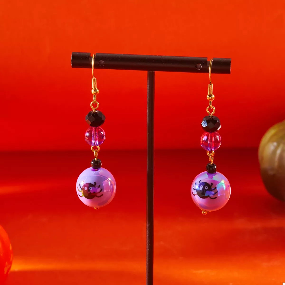 Fashorio Purple / One Size Halloween Acrylic Drop Earrings