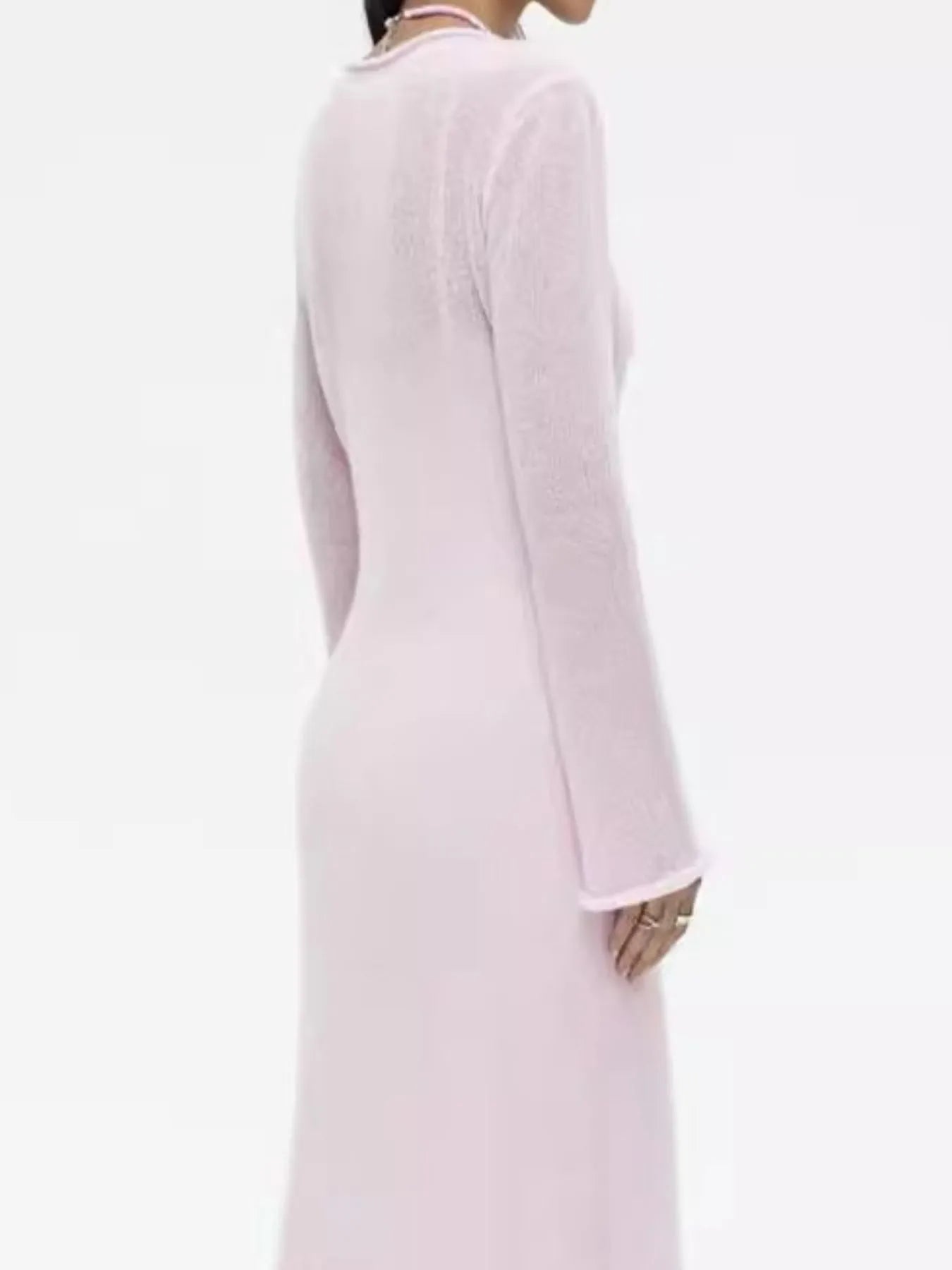 Fashorio Ribbed Knit Cami Dress and Cover Up Sweater Set