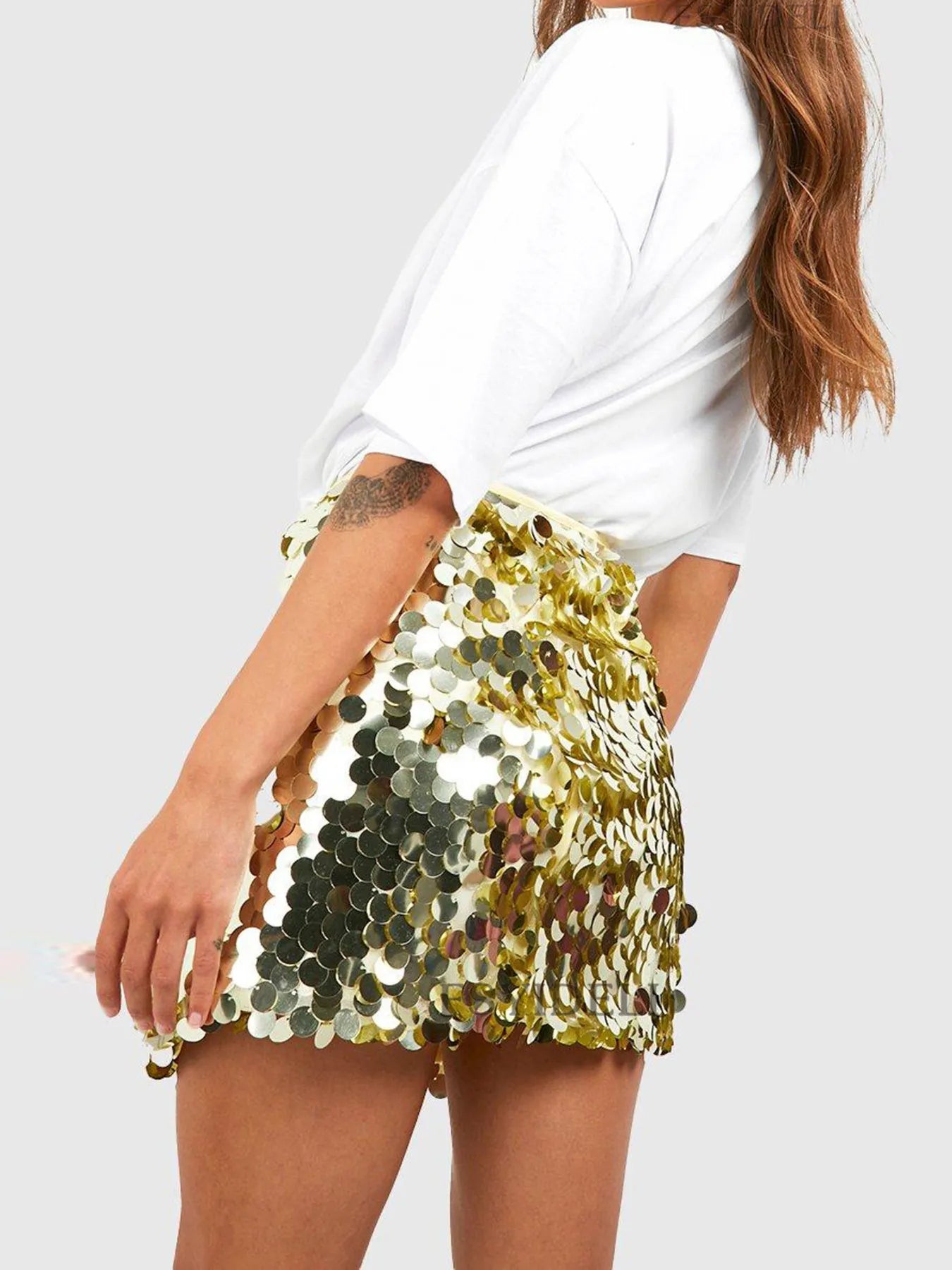 Fashorio Sequin Mini Skirt