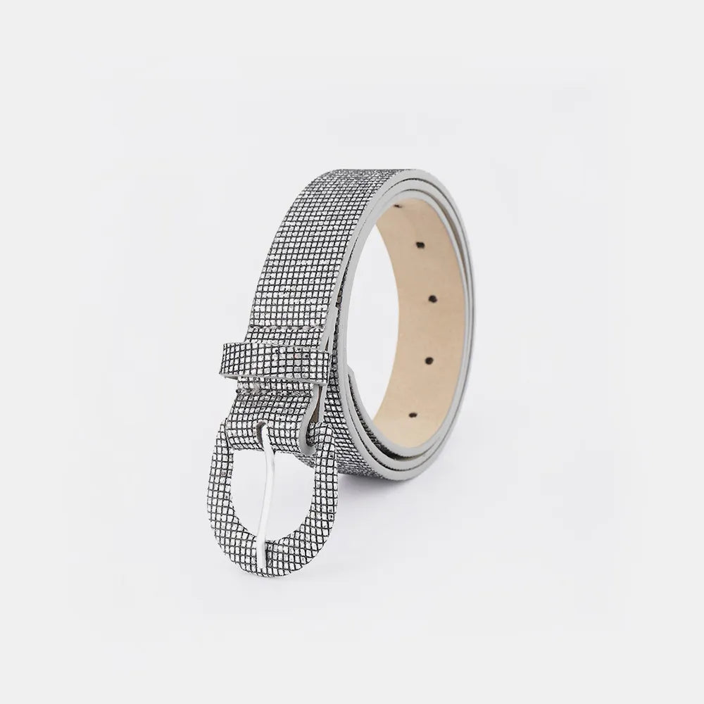 Fashorio Sequin PU Leather Belt