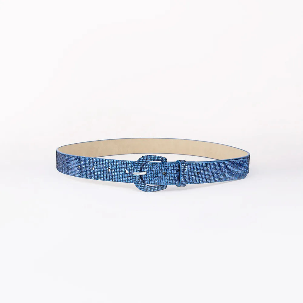 Fashorio Sequin PU Leather Belt