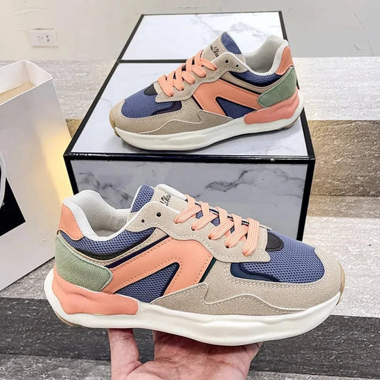 Contrast Platfrom Athletic Sherbet - Fashorio