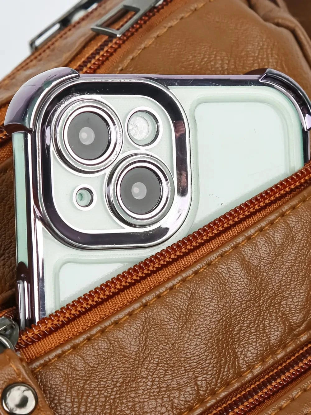 Fashorio Shoulder Bags Adjustable Strap PU Leather Shoulder Bag