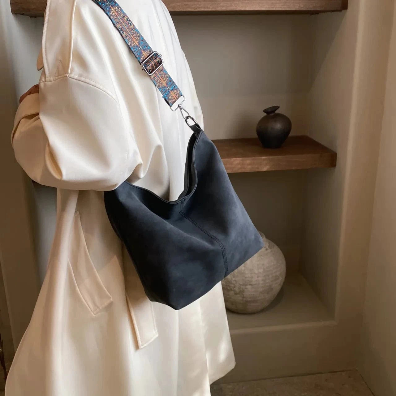 Fashorio Shoulder Bags Black / onesize Adjustable Strap Shoulder Bag