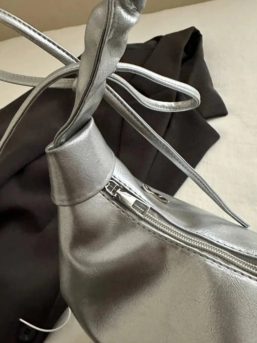 Fashorio Shoulder Bags Butterfly Ruched Strap Shoulder Bag