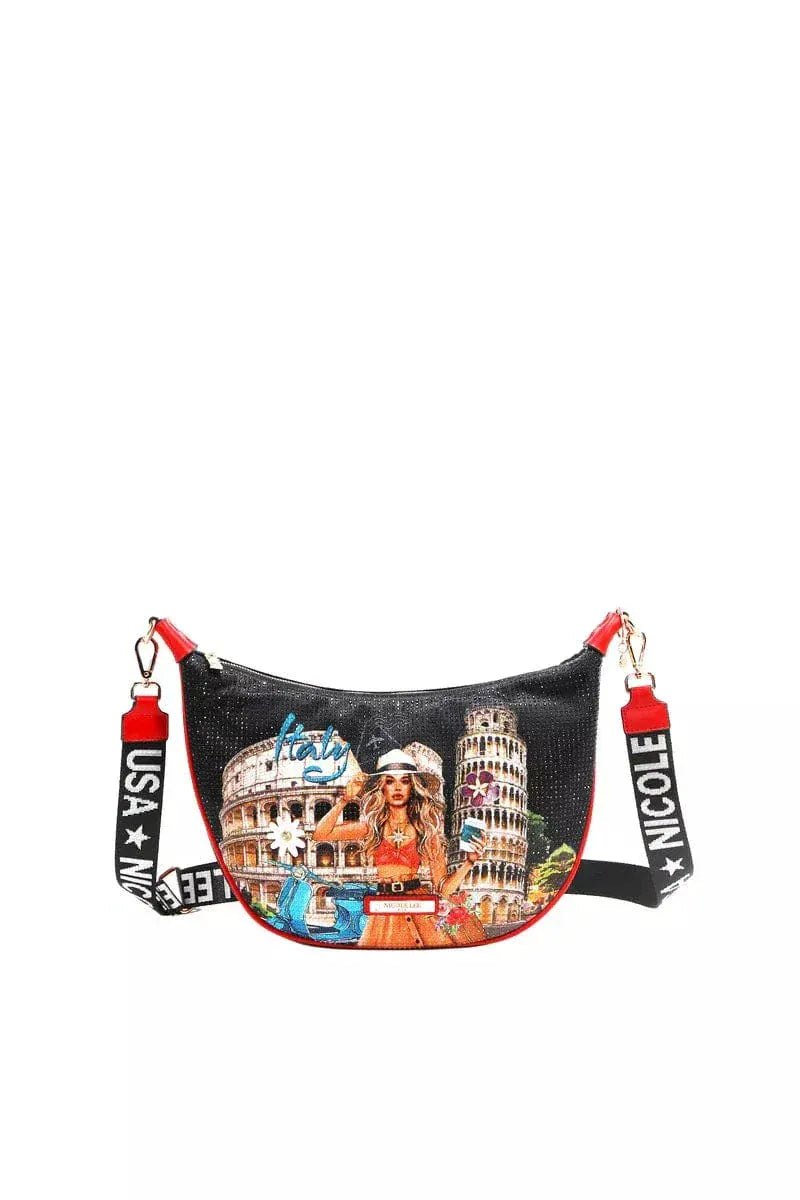 Fashorio Shoulder Bags MARTHA TRAVELS / One Size Nicole Lee USA Martha Travels Italy Shoulder Bag
