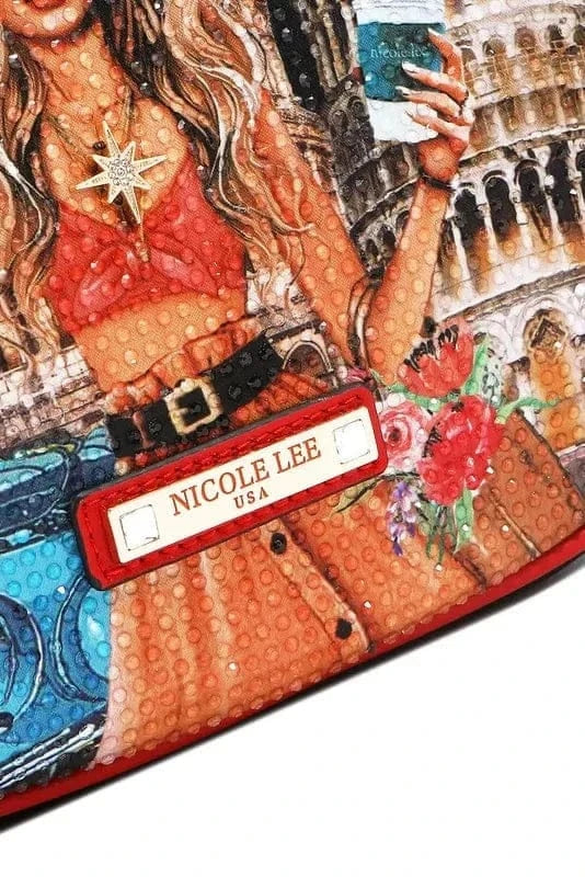 Fashorio Shoulder Bags MARTHA TRAVELS / One Size Nicole Lee USA Martha Travels Italy Shoulder Bag