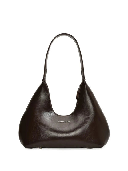 PU Leather Shoulder Bag - Fashorio