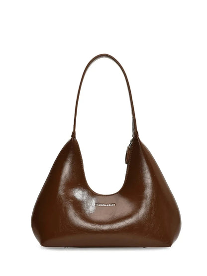 PU Leather Shoulder Bag - Fashorio