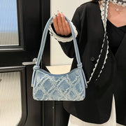 Fashorio Shoulder Bags Raw Hem Shoulder Bag