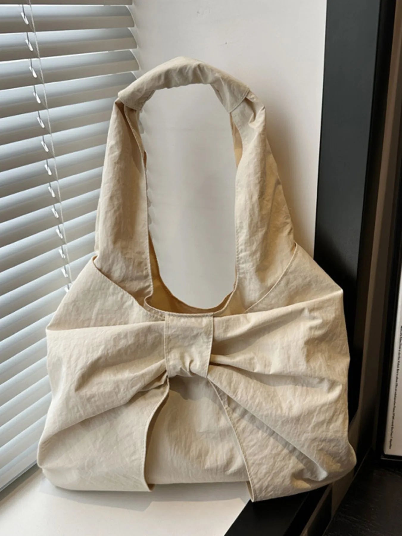 Fashorio Shoulder Bags Ruched Bow Shoulder Bag