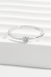 Fashorio Silver / 6 925 Sterling Silver Inland Zircon Ring