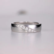 Fashorio Silver / 7 925 Sterling Silver Moissanite Ring