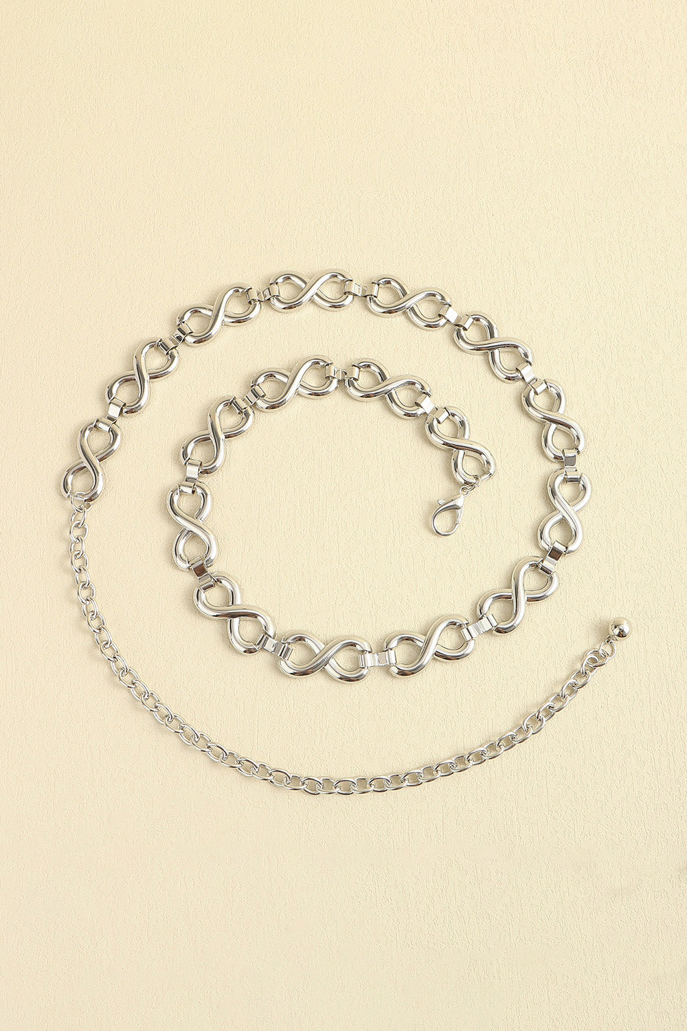 Fashorio Silver / One Size Alloy Lobster Clasp Belt