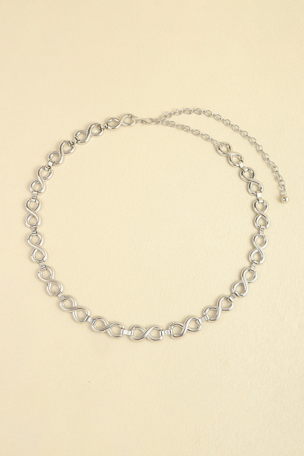 Fashorio Silver / One Size Alloy Lobster Clasp Belt