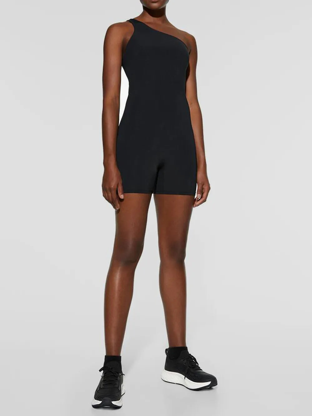 Fashorio Single Shoulder Active Romper