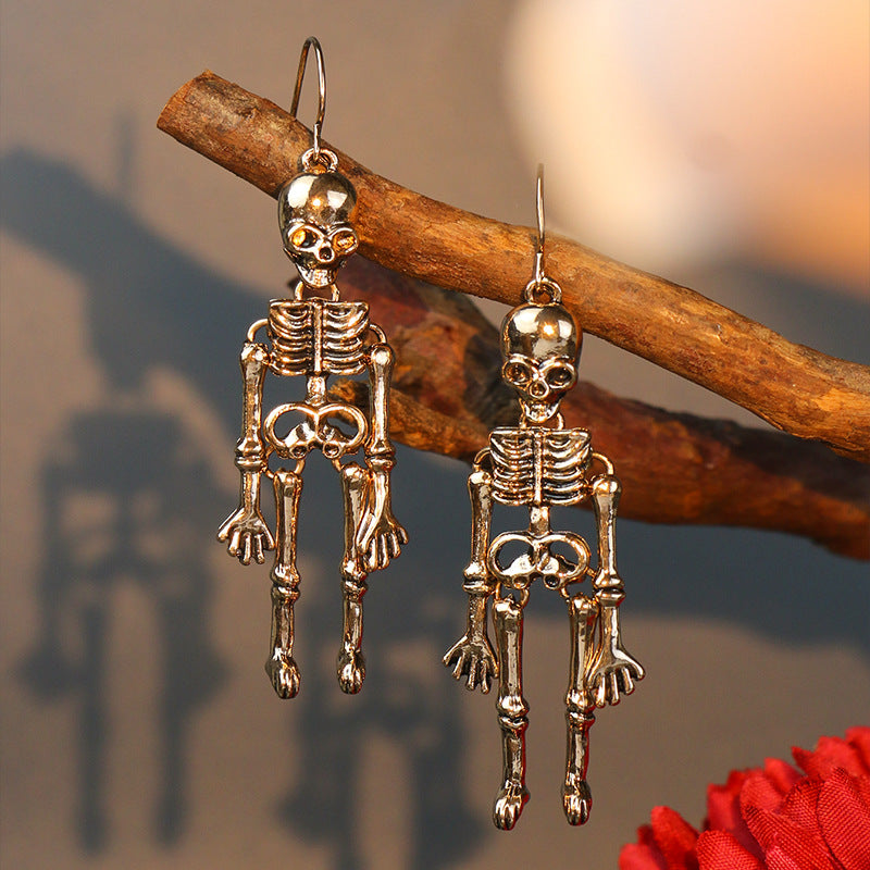 Fashorio Skeleton Alloy Earrings