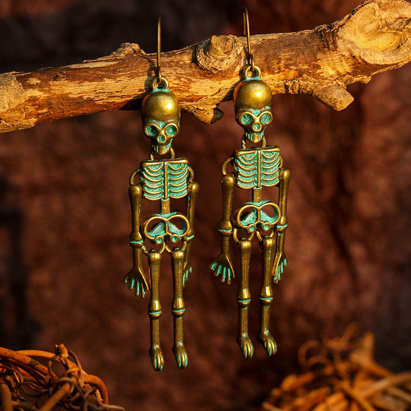 Fashorio Skeleton Alloy Earrings