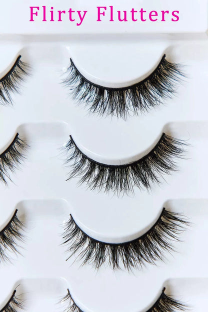 SO PINK BEAUTY Mink Eyelashes 5 Pairs - Fashorio
