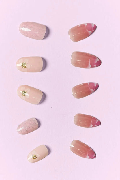 SO PINK BEAUTY Press On Nails 2 Packs - Fashorio