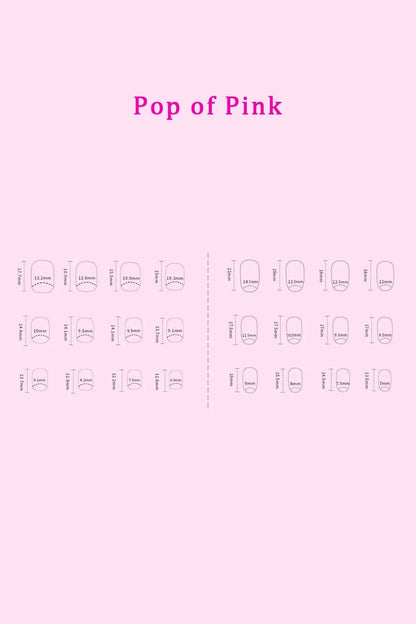 SO PINK BEAUTY Press On Nails 2 Packs - Fashorio