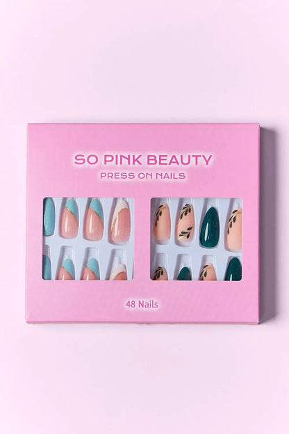 SO PINK BEAUTY Press On Nails 2 Packs - Fashorio