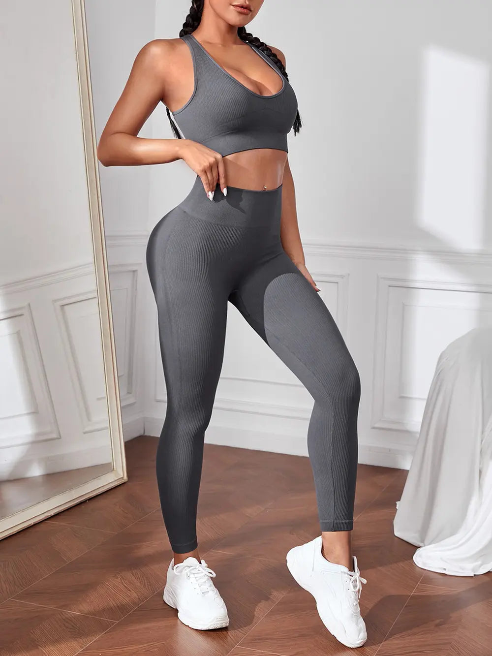 Fashorio Sport Tank and Leggings Set
