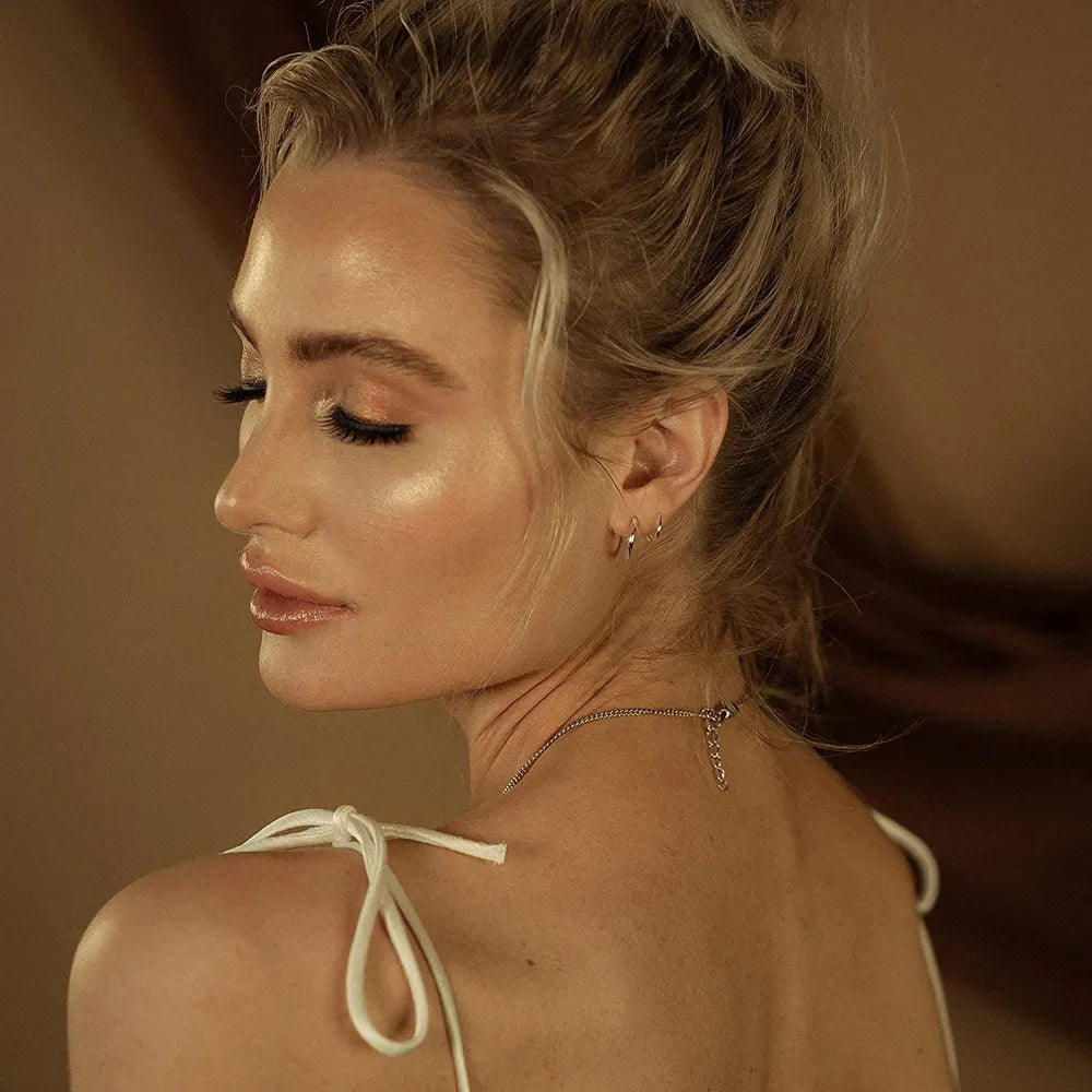 Fashorio Stainless Steel Spiral Earrings