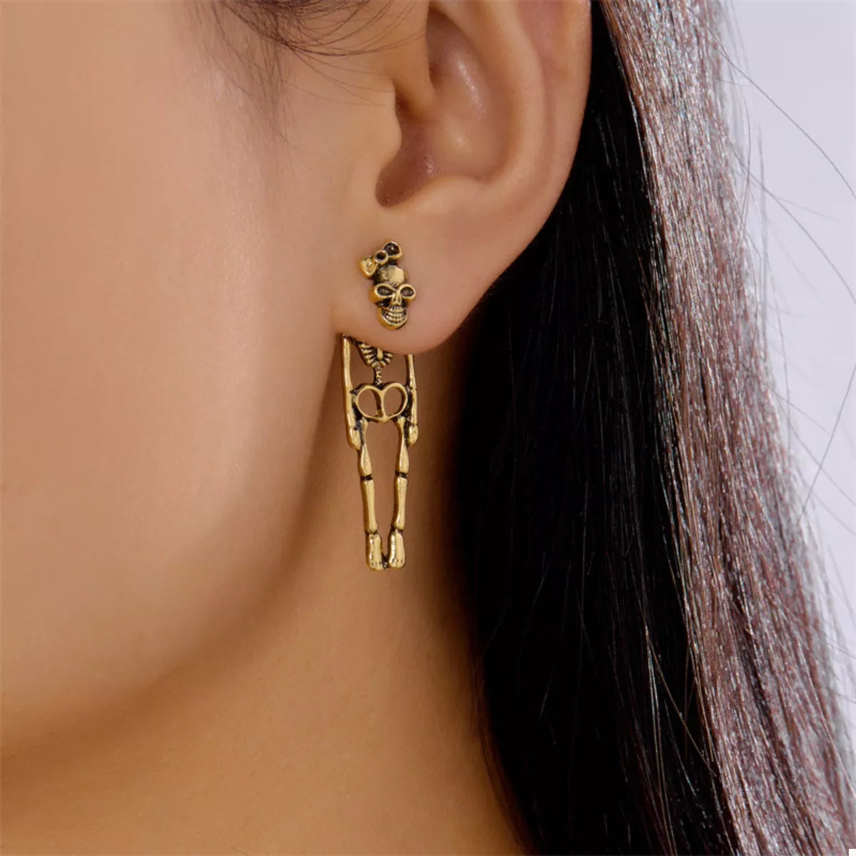 Fashorio Style A / One Size Halloween Skeleton Drop Earrings