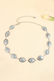 Fashorio Style A / One Size Vintage Turquoise Alloy Belt