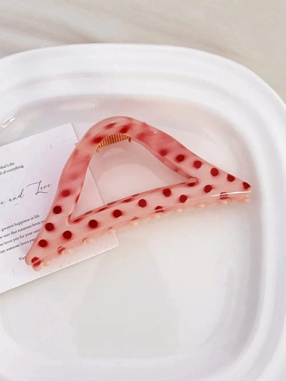 Fashorio Style C / One Size PC Polka Dot Hair Claw Clip