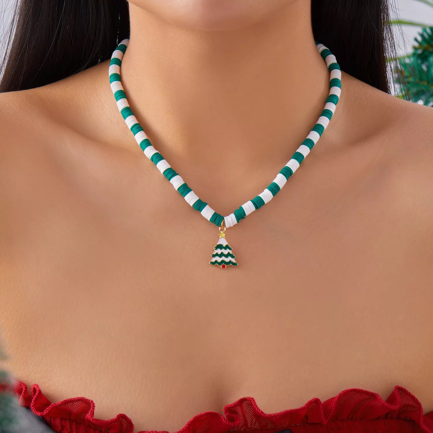 Fashorio Style C / onesize Christmas Pendant Necklace