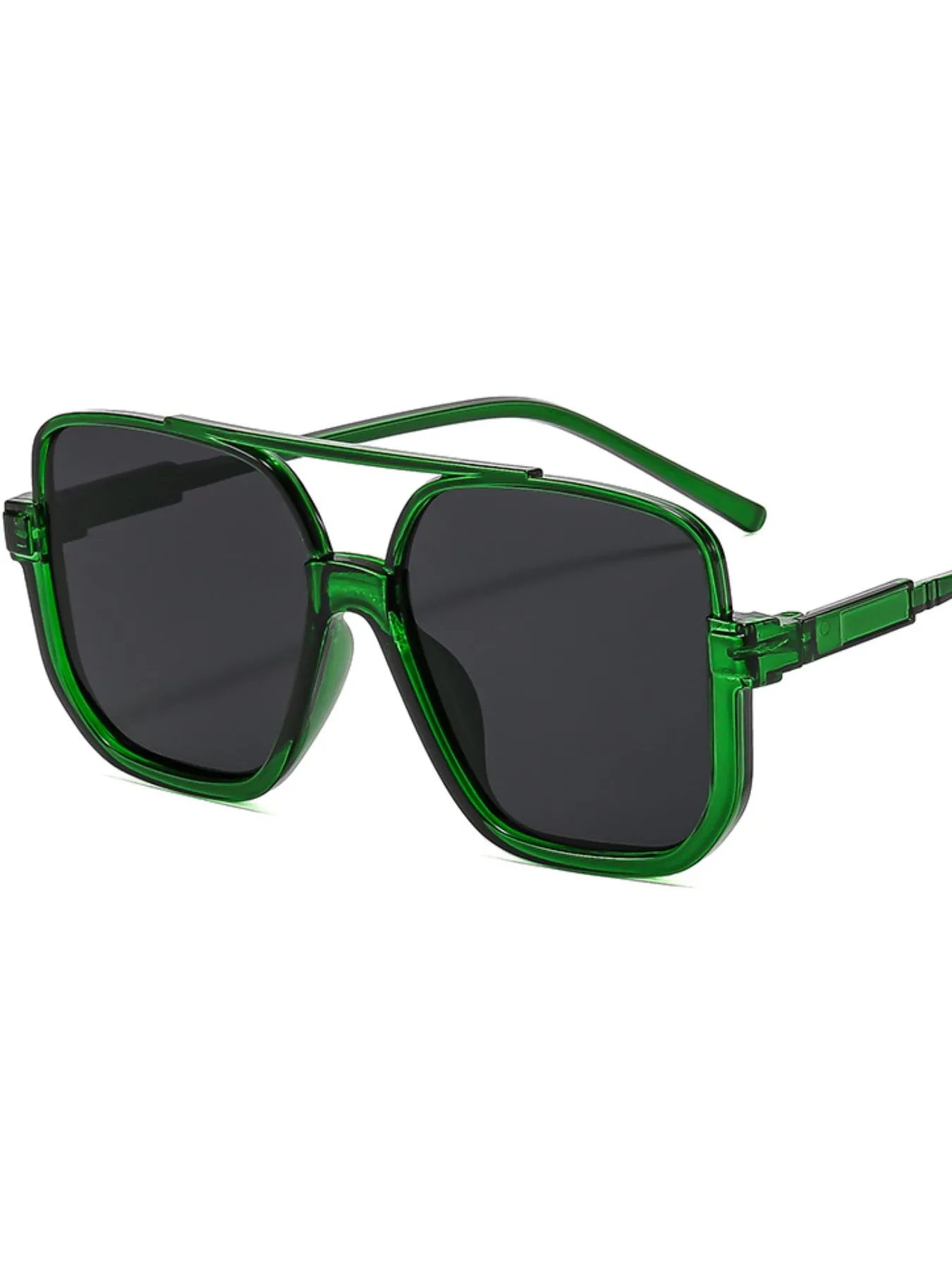 Fashorio styleB / One Size Oversized Square Frame Fashion Sunglasses
